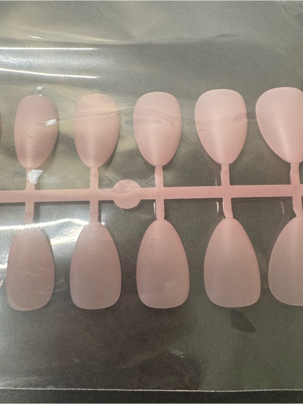 Matte Soft Pink Press-On Nails - Women